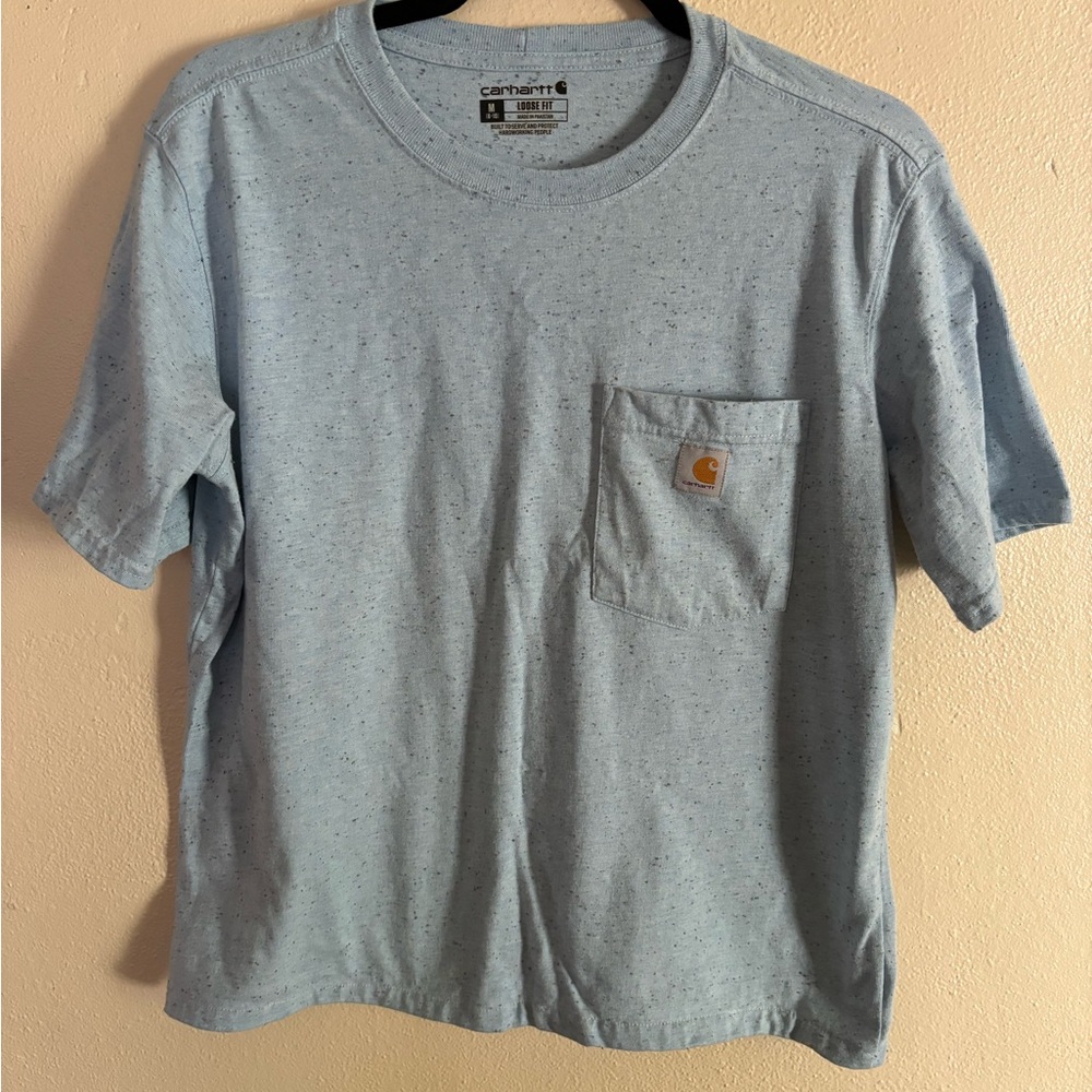 loose fit blue top